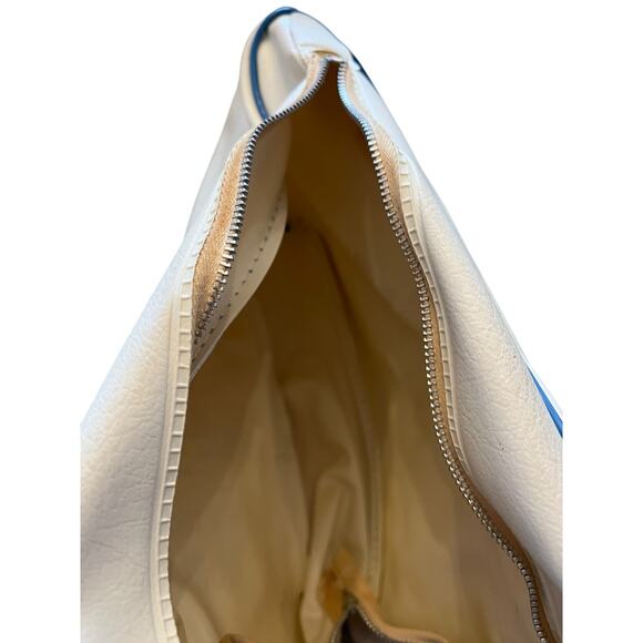 Vintage Vinyl New York World’s Fair Zippered Tote Bag 1964-65 White Blue Red - Picture 5 of 8